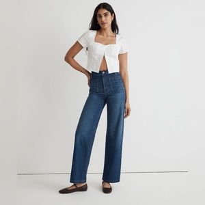 Madewell Dark Blue Flare Jeans